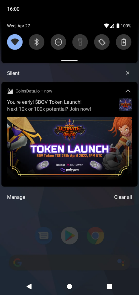 example of custom advertising deals